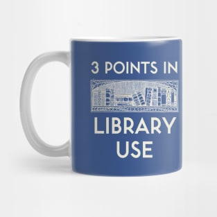 3 Points in Library Use Mug